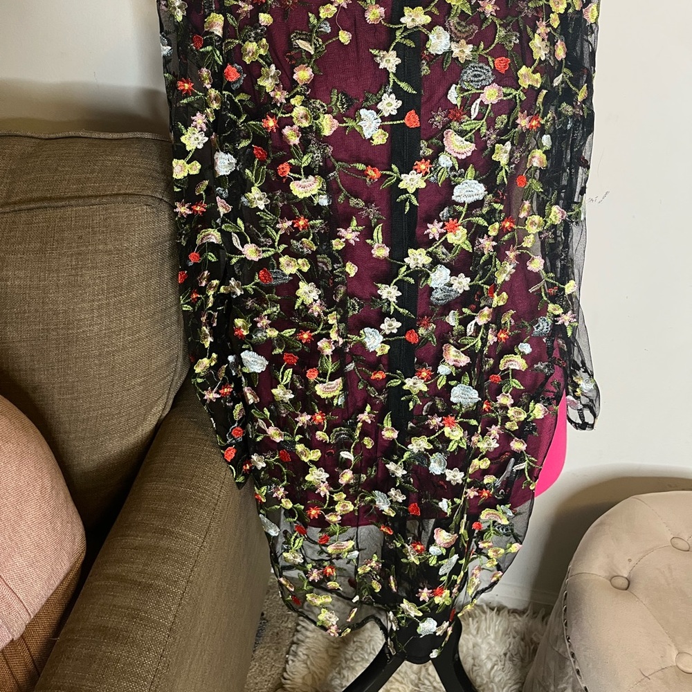 Sheer Flower Dress
